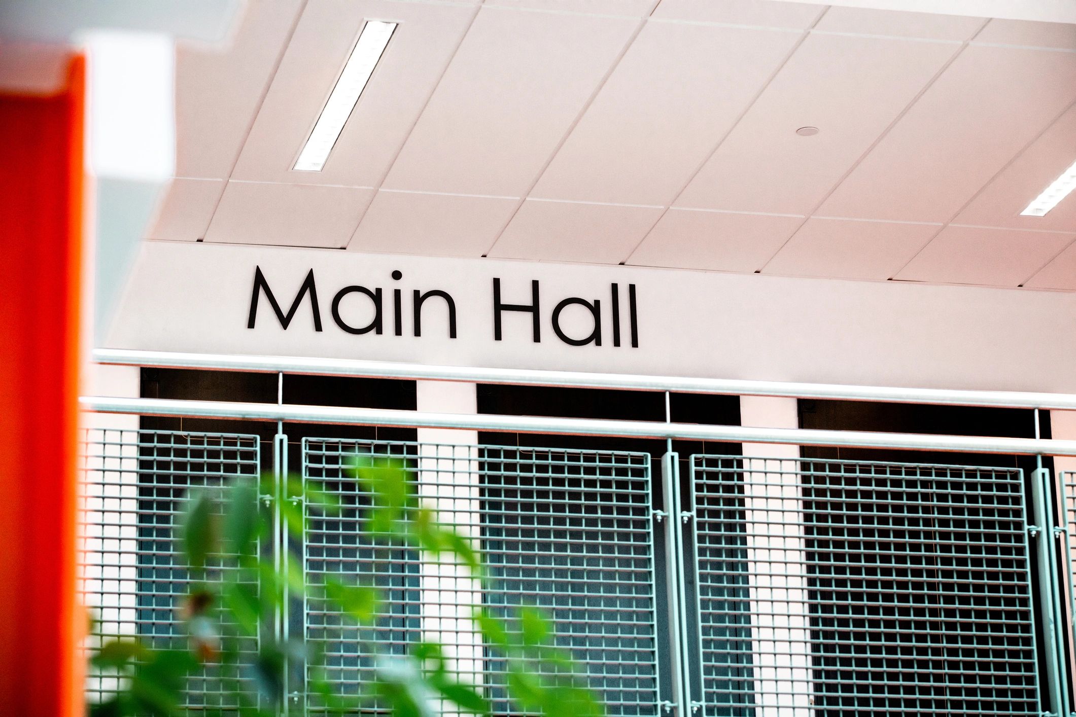 Acrylic-style sign detail representing custom engraved signage