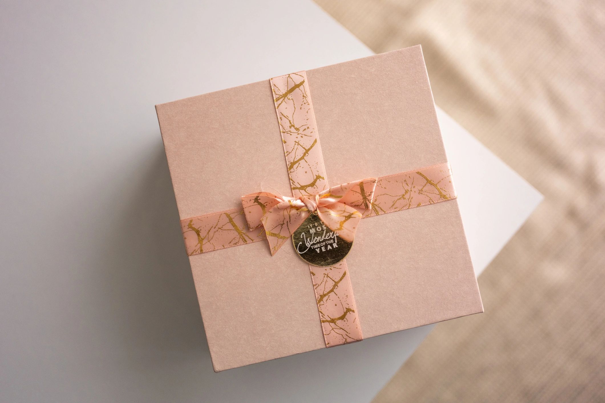 Gift box for personalized engraving and packaging
